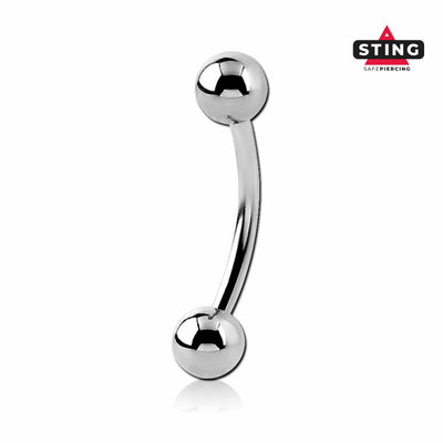 STING Piercing STING Piercing Sterilizzato - Curved Barbell - STGZ-MBN product_description Piercing Curved Barbell.
