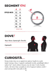 STING Piercing STING Piercing Sterilizzato - Segment Ring - STGZ-BCS product_description Piercing Segment Ring.